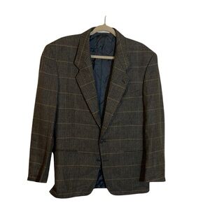 Yves Saint Laurent Menswear Tweed Blazer – Classic Vintage Style